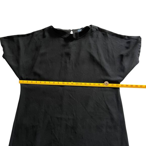Modcloth Chiffon Shift Dress Black Size XL - Picture 5 of 6